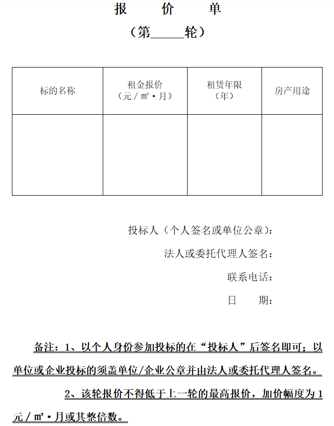 招租公告：莆田文化创意产业园B栋1-3层商业房产 公开征集意向承租人的公告